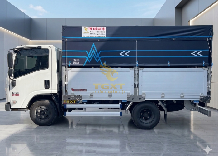 ISUZU QKR230 2T280 Thùng Mui Bạt 