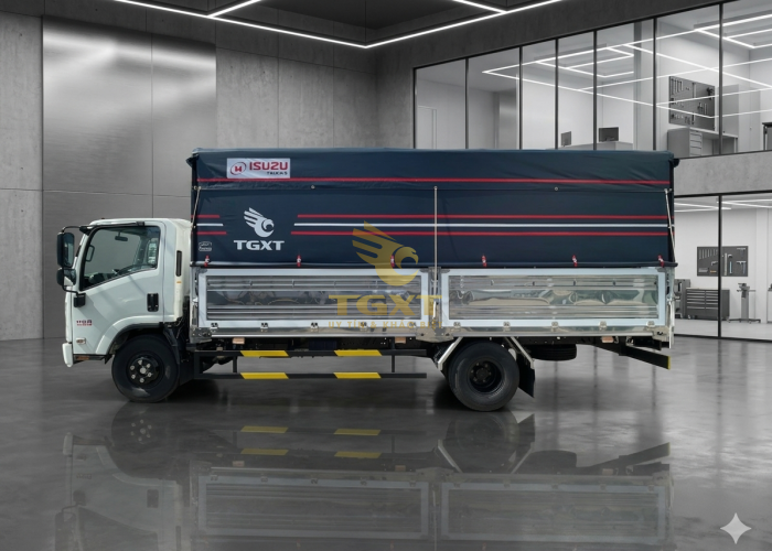 ISUZU NQR550 5T550 Thùng Mui Bạt