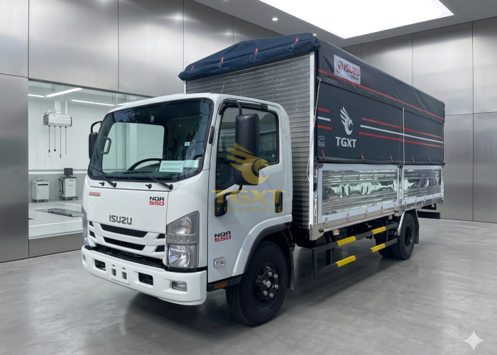 ISUZU NQR550 5T550 Thùng Mui Bạt