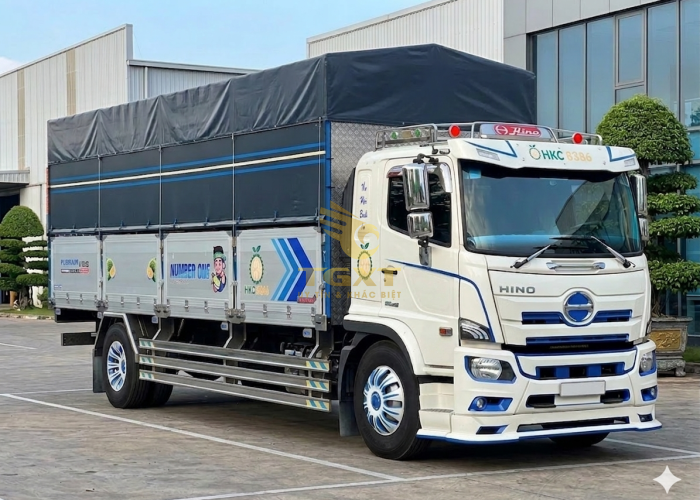 HINO SERIES 500 8T600 Thùng Mui Bạt
