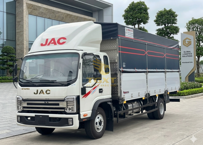 JAC N750 PLUS 7T150 thùng mui bạt nâng cấp