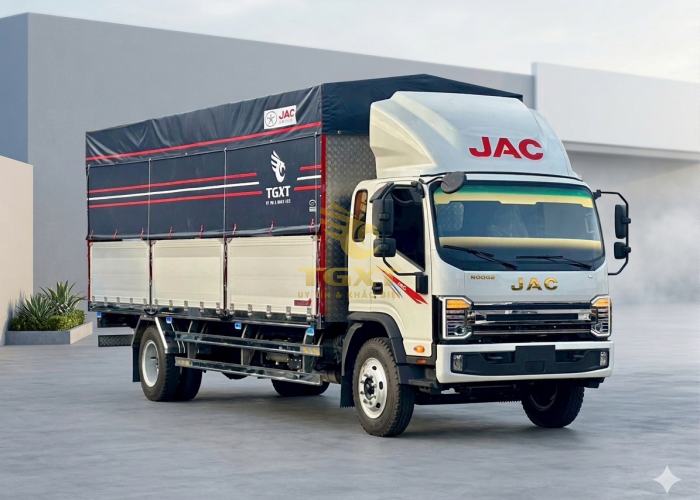 JAC N900 PLUS 9T Thùng Mui Bạt Nâng Cấp